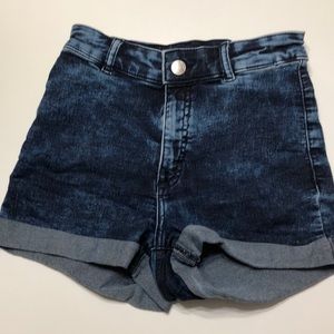 Denim shorts